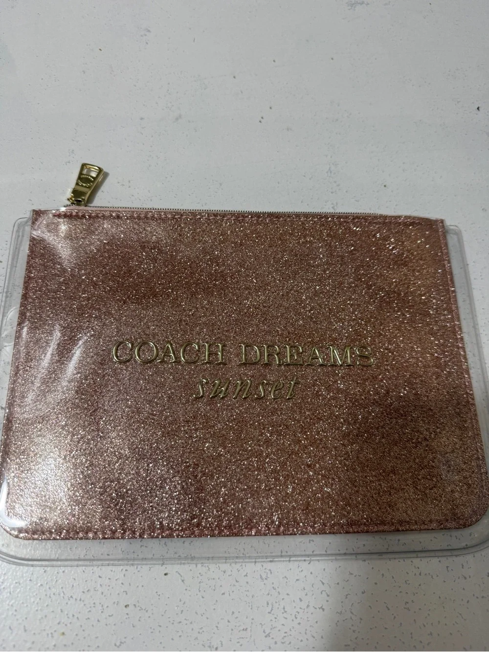 Coach pink cosmetic